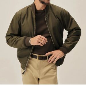 Men's Olive Bomber Jacket